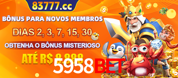 Anúncio dos benefícios para Membro VIP Sênior na plataforma 5958bet, incluindo bônus promocionais, semanais e mensais, ilustrado com o personagem Fortune Tiger.